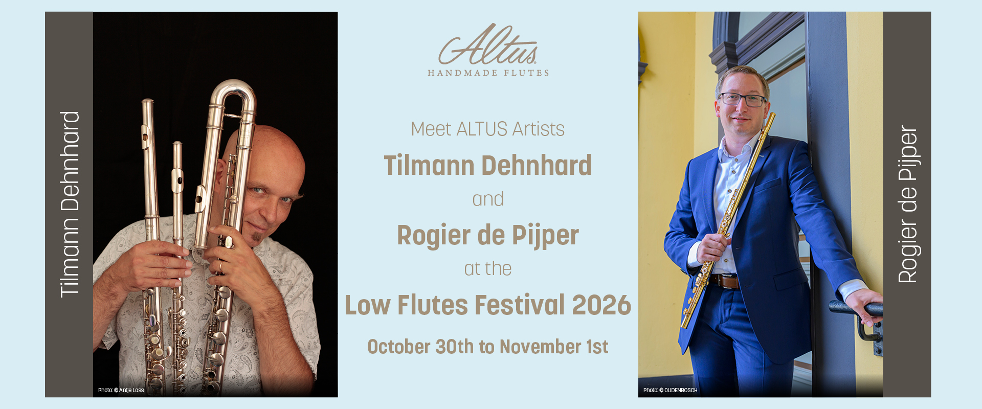 Meet two of our talented ALTUS artists: Tilmann Dehnhard and Rogier de Pijper.